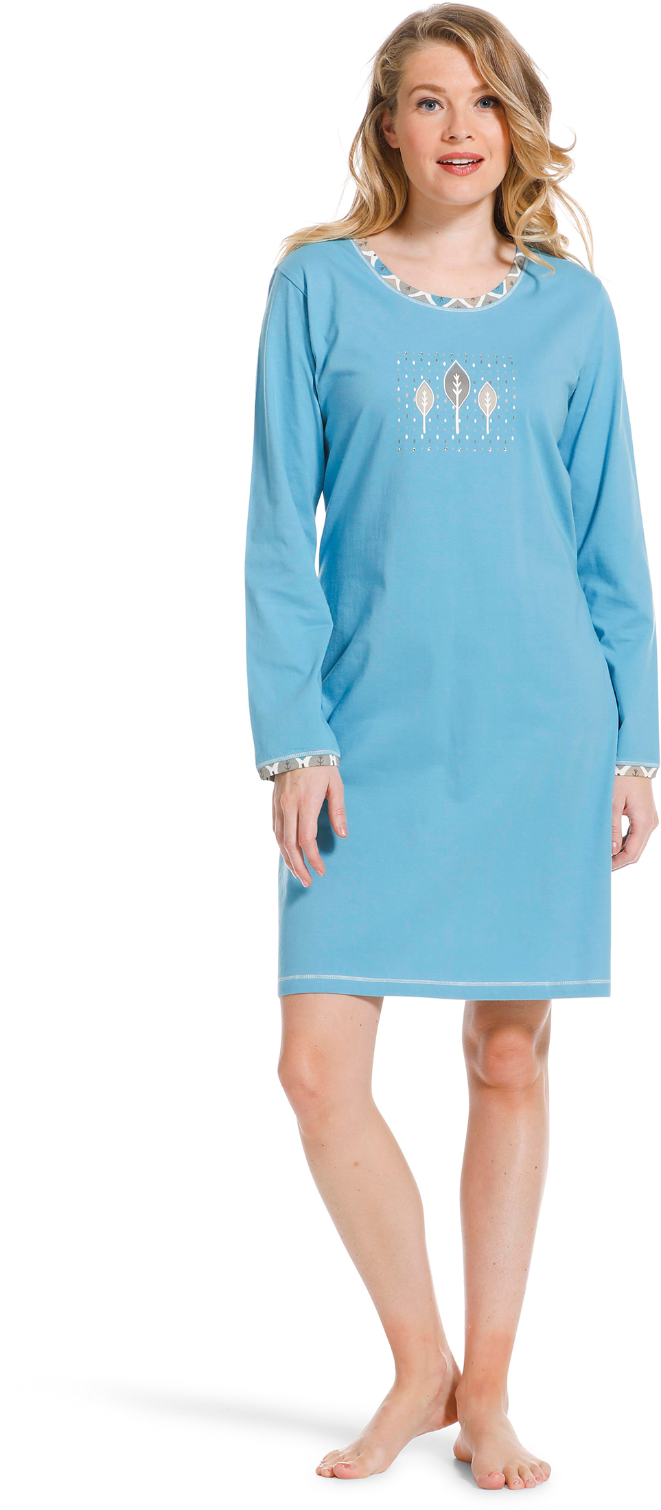 Pastunette dames nachthemd 10222-138-2 - Blauw - 36