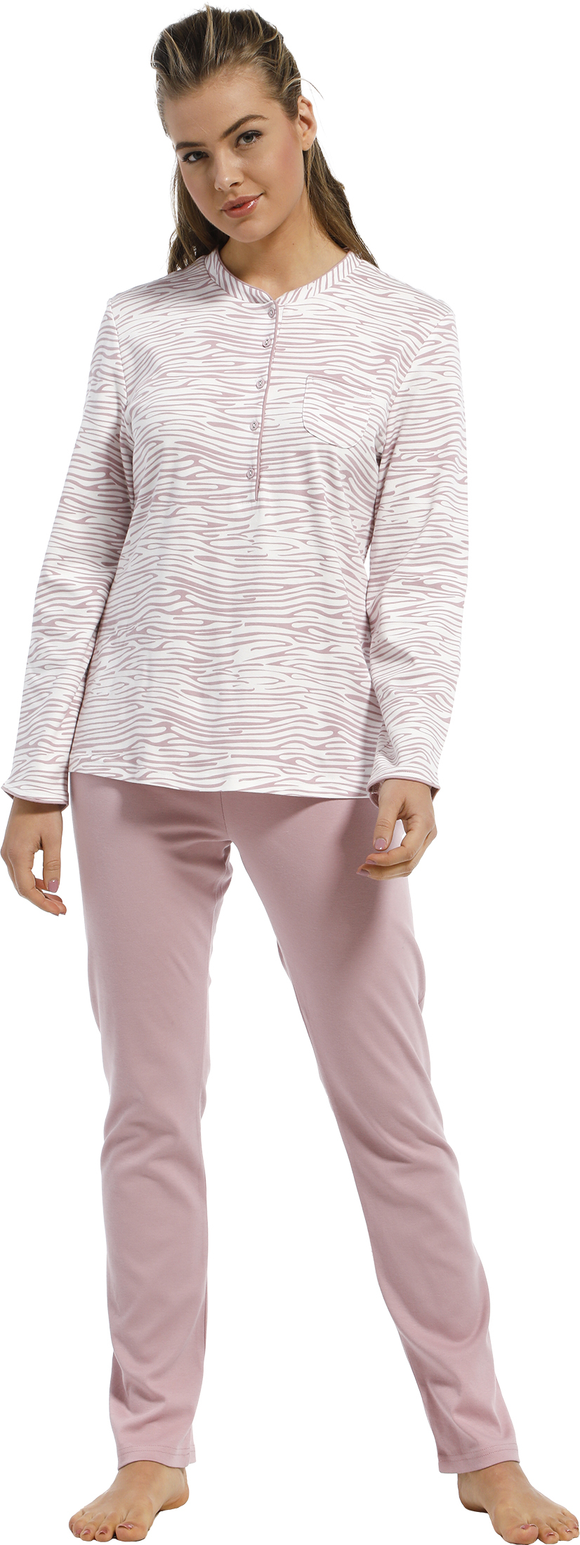 Dames pyjama Pastunette 20212-106-4 - Rose - 42