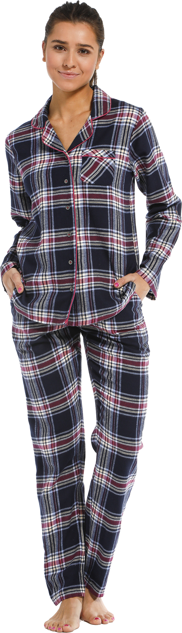 Dames pyjama Rebelle flanel 21212-446-6-44