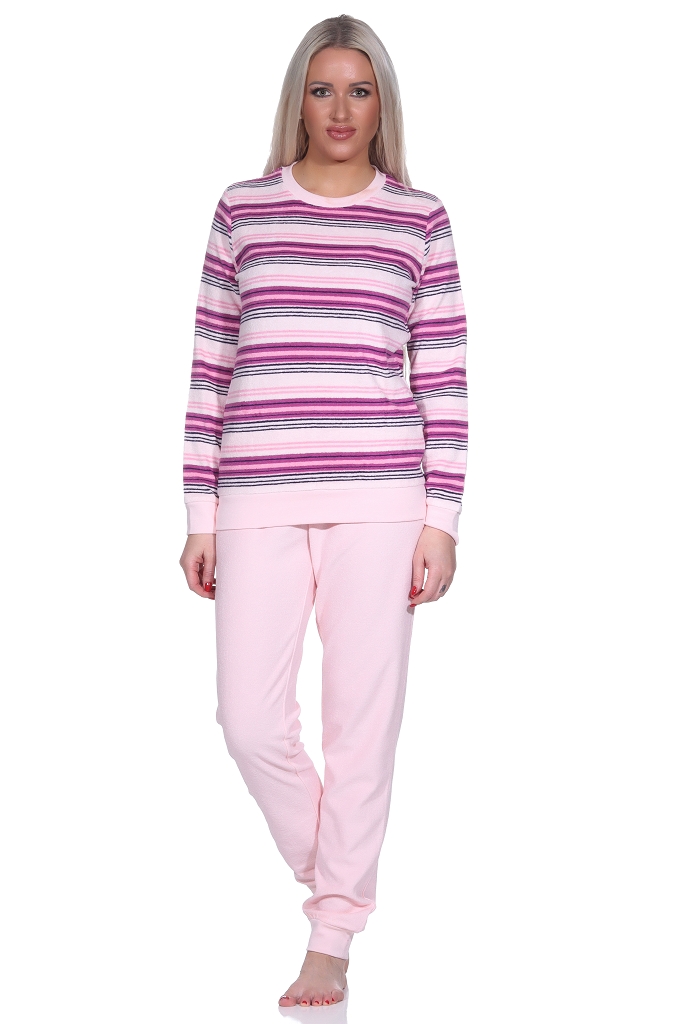 Normann badstof dames pyjama 22220193984 - Rose - XL 48/50