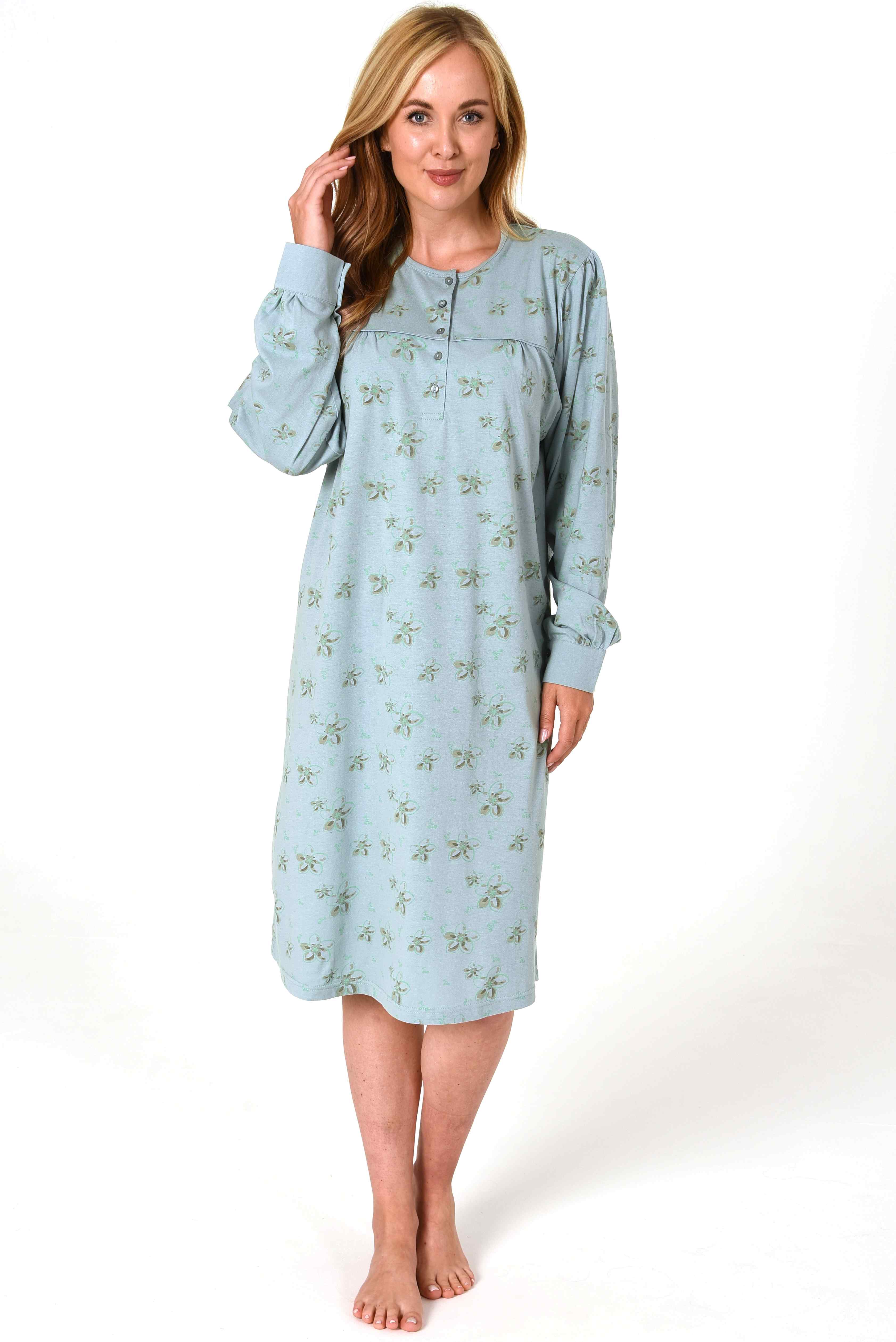 normann dames nachthemd Jeanette 68135 - Groen - M 40/42