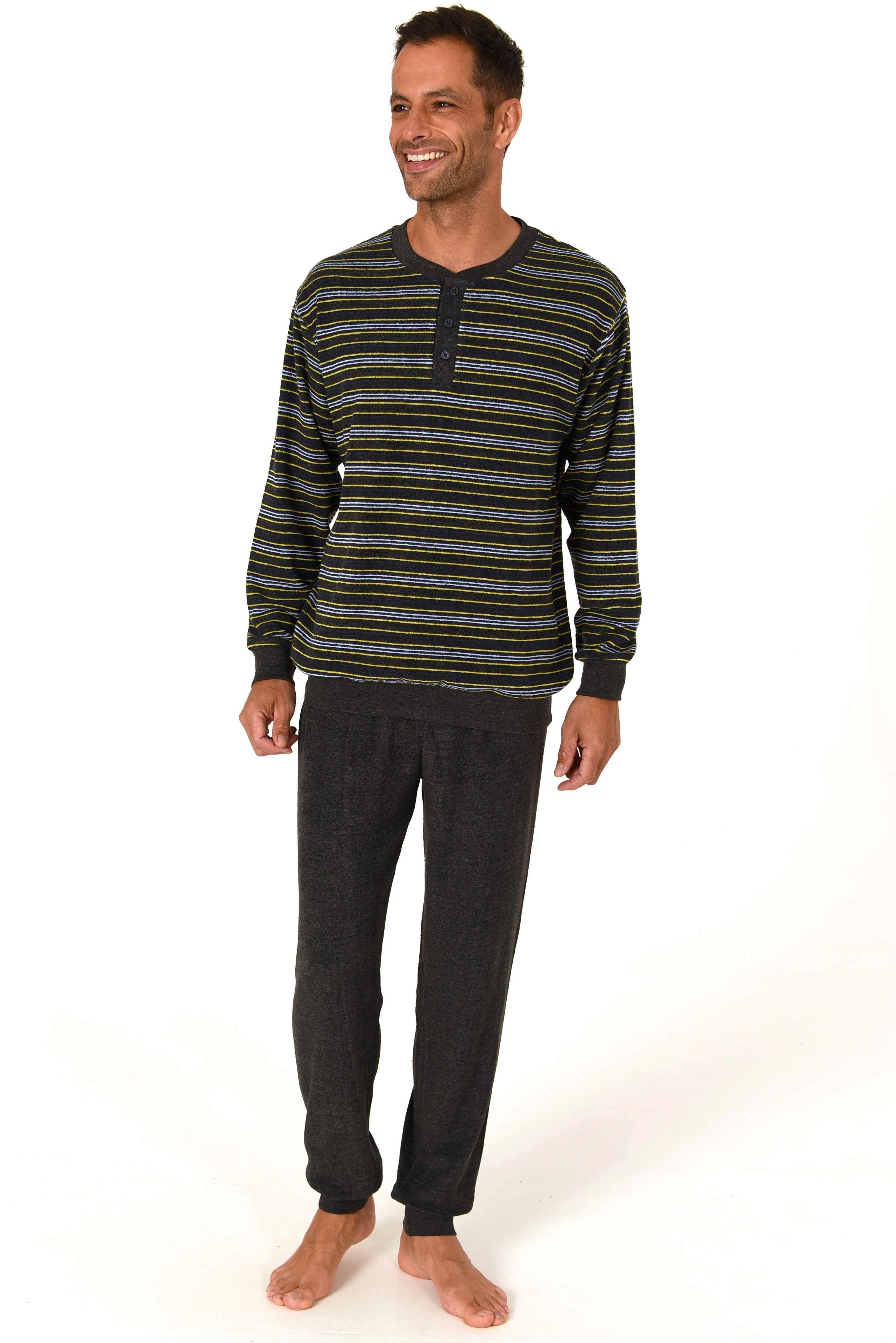 Normann badstof heren pyjama Trend 70259 - Geel - XL/54