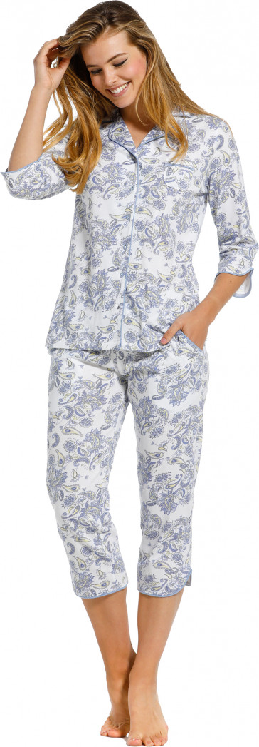 Dames doorknoop pyjama Pastunette 20211-110-6