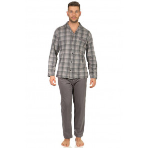 Normann heren pyjama doorknoop Trend 67418
