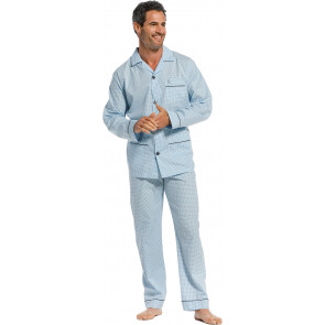 Heren doorknoop pyjama Robson 27211-701-6