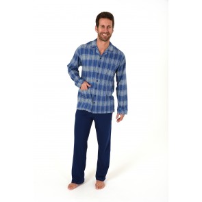 Heren doorknoop pyjama Trend 63671