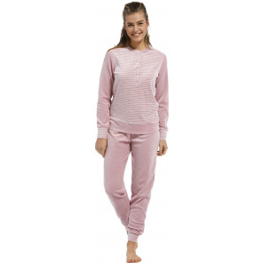 Dames pyjama badstof velours Pastunette 20212-109-4