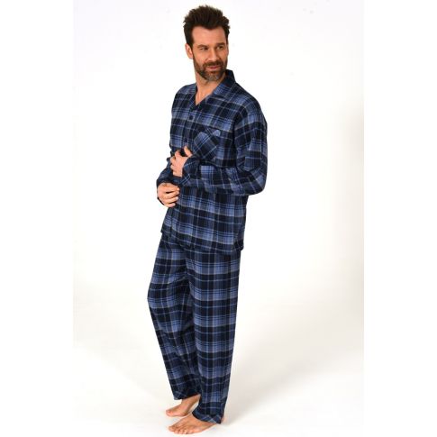 Kruipen Rechthoek fusie Normann heren pyjama flanel 69290