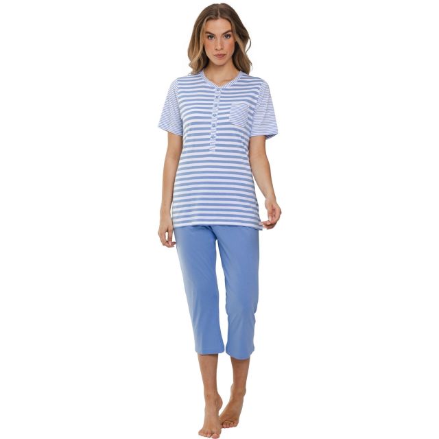 Pastunette dames pyjama capri 121251-130-1-44