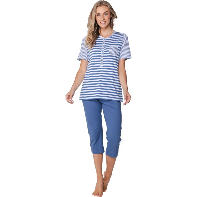 Pastunette dames pyjama capri 121261-126-1