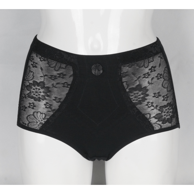 J&C dames slip licht corrigerend 201-XXXL-Zwart