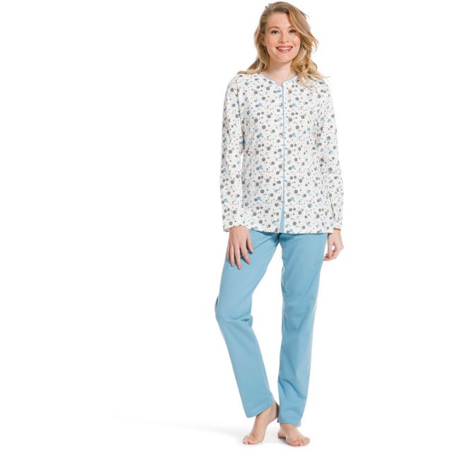 Pastunette doorknoop dames pyjama 20222-140-6
