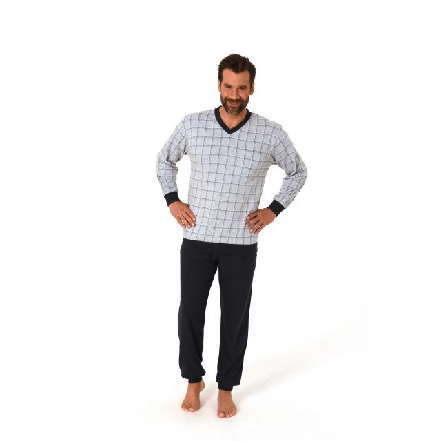 Normann heren pyjama New Men 68627-S/48-Grijs