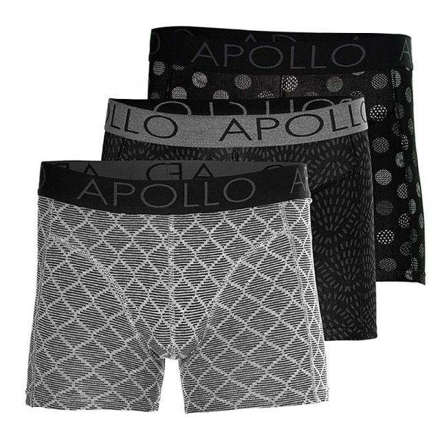 3 pak Apollo heren boxershort 104-M