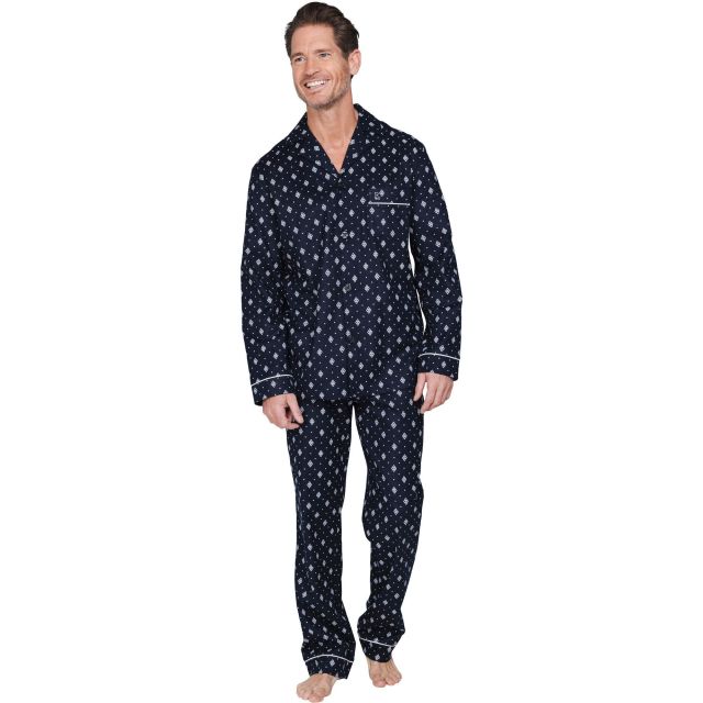 Robson doorknoop pyjama katoen 122262-810-1