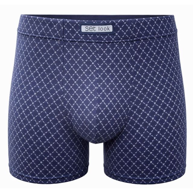 Set heren boxershort 18068-33882 blauw-M