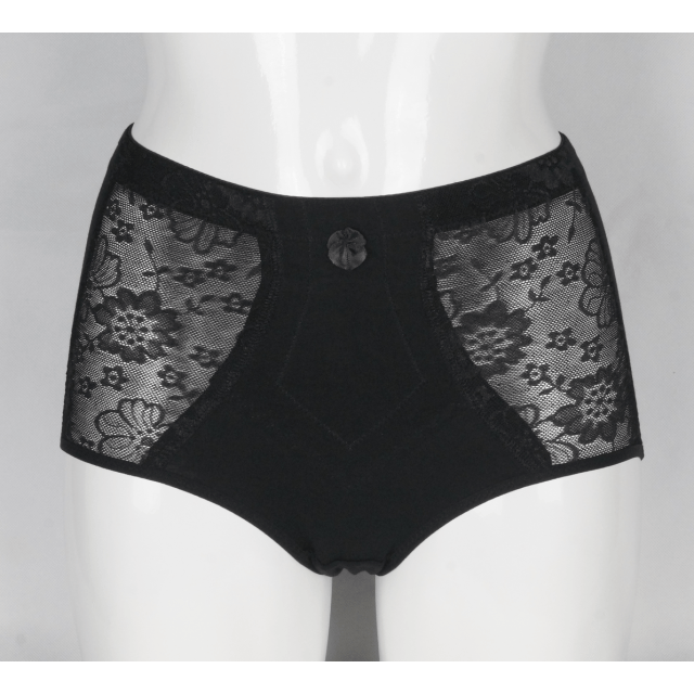 J&C dames slip licht corrigerend 201-XXXL-Zwart