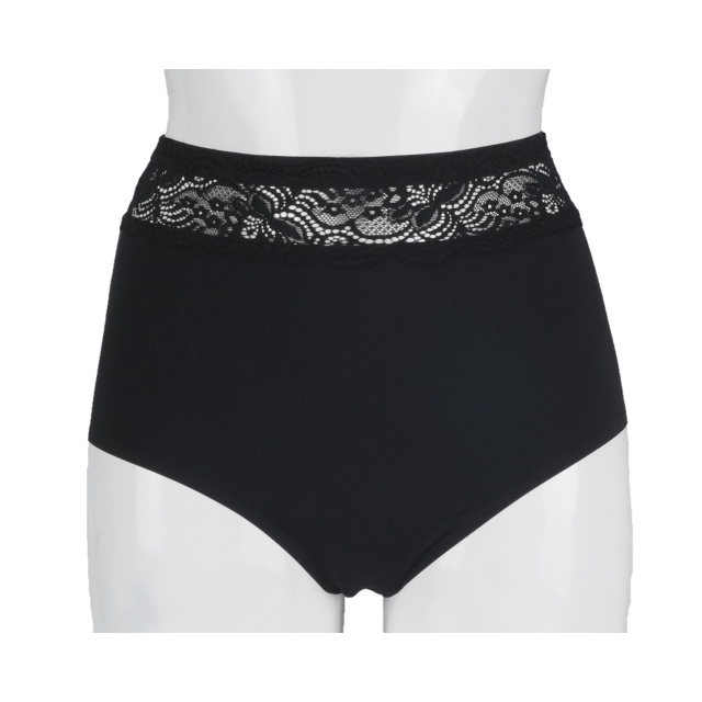 dames slip naadloos 808-Zwart-M