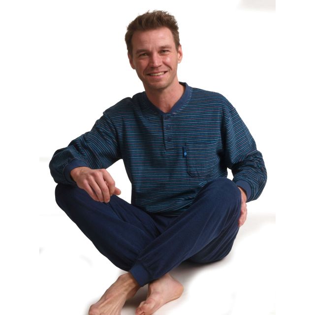 Heren badstof pyjama Outfitter 431727
