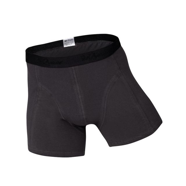 Fun2wear aangesloten boxershorts-M-Antraciet grijs