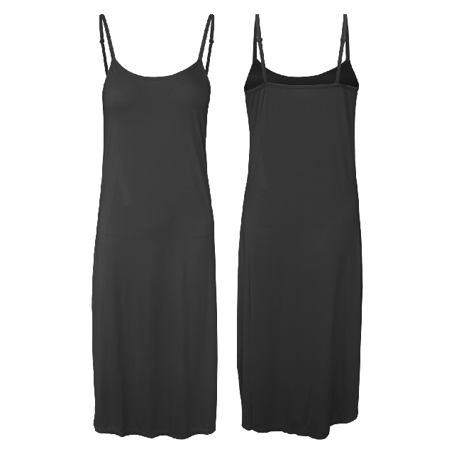 Onderjurk lang GB 713-Zwart-S/M