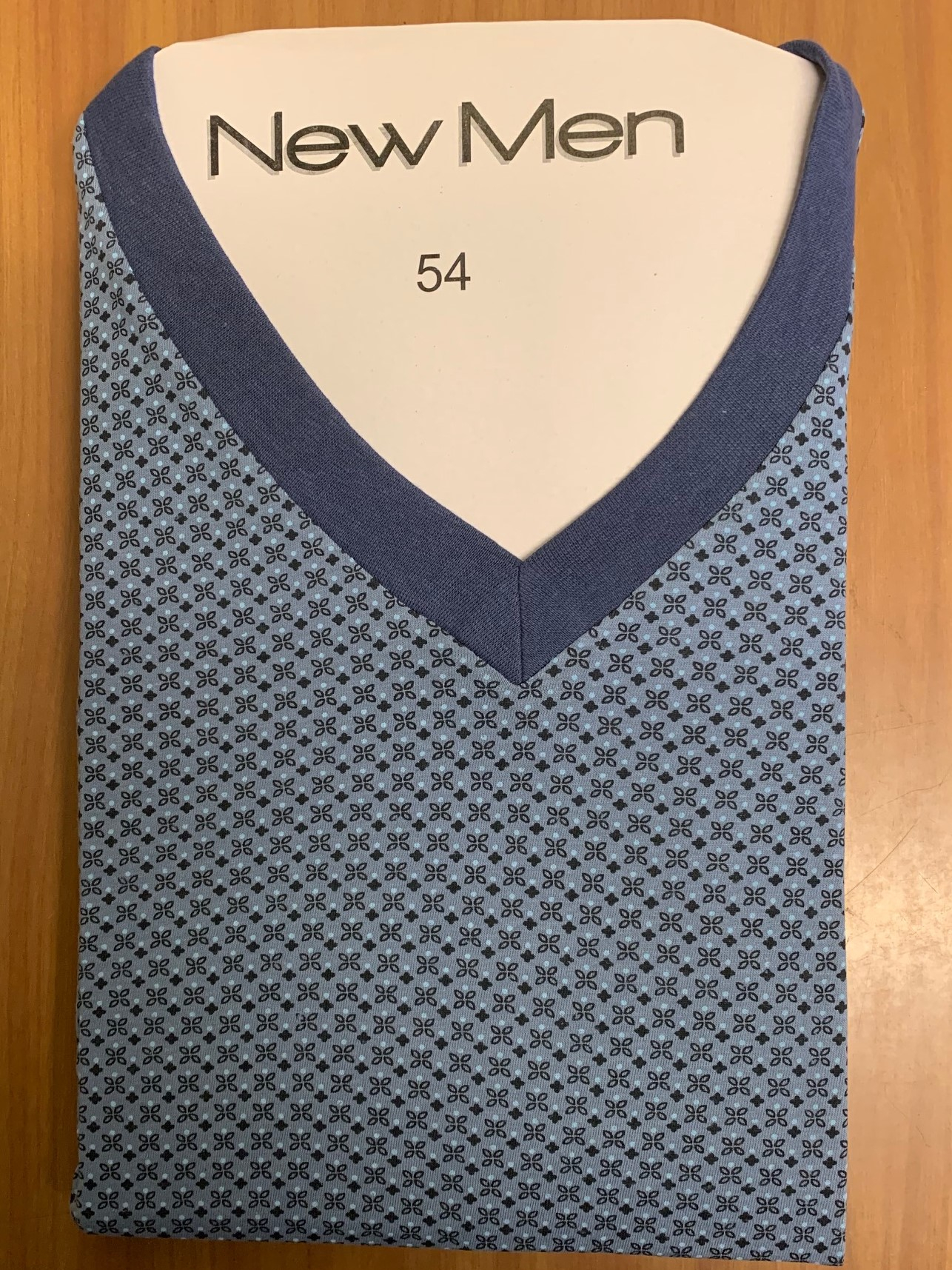 Norman heren pyjama New Men 67391 - Blauw - 50
