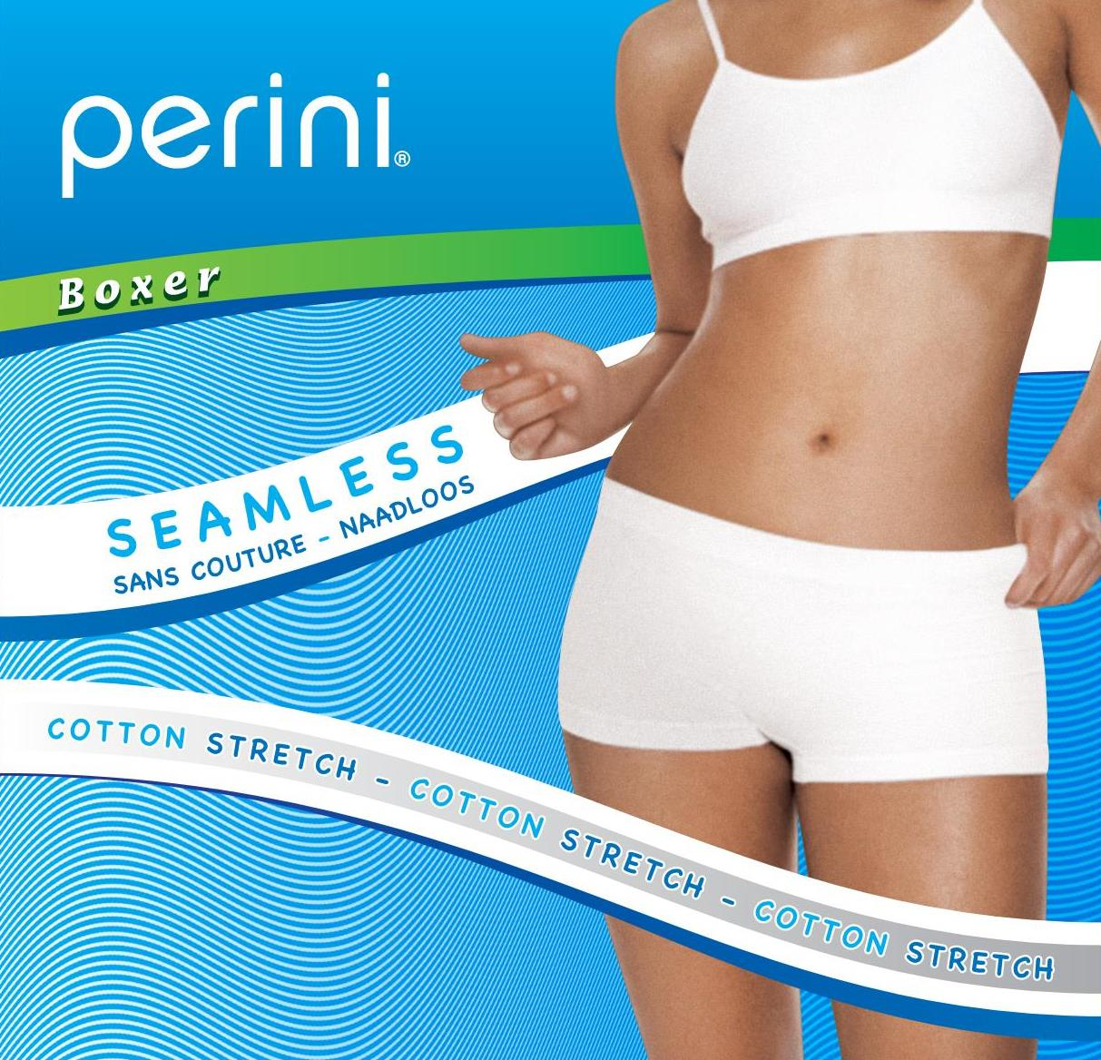 Perini cotton seamless boxer XL Wit