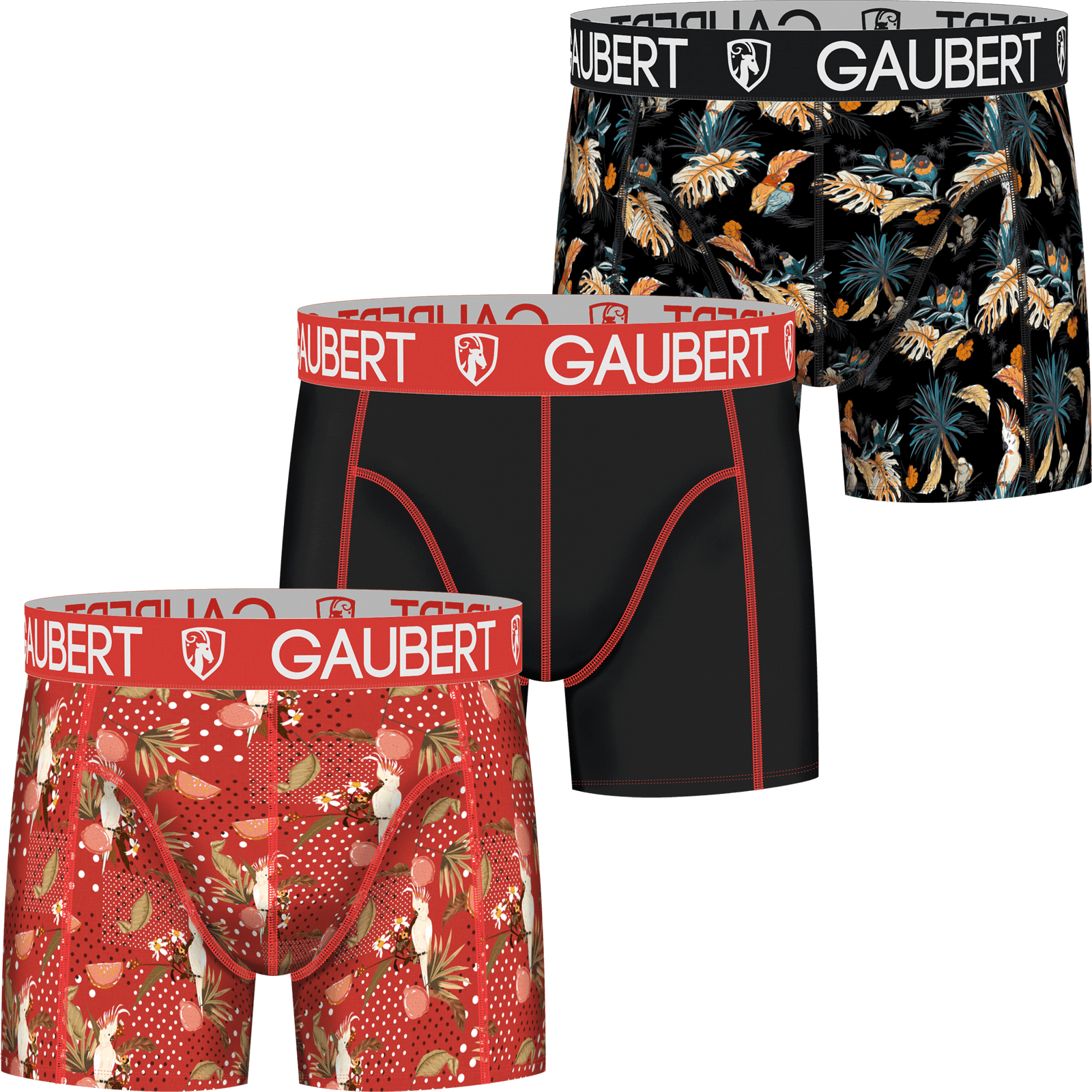 Gaubert 3 pak heren boxershorts set 5 - Veelkleurig - XL